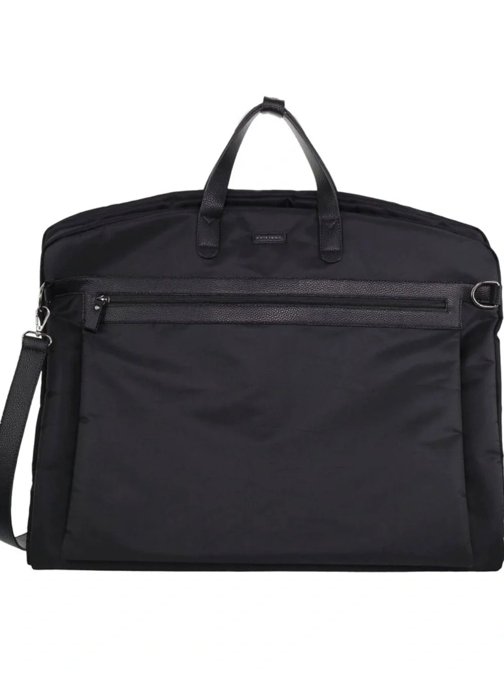 PIERRE CARDIN NYLON UNISEX OVERNIGHT GARMENT BAG IN BLACK NEW